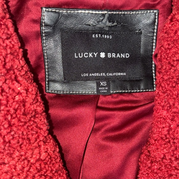 Lucky Brand Faux Fur Teddy Coat - Picture 3 of 4